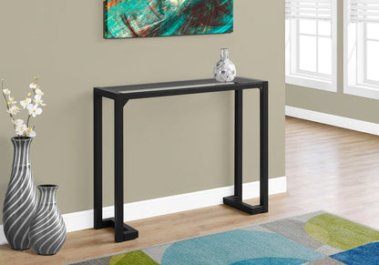 Accent Console Table For Entryway Contemporary - Black