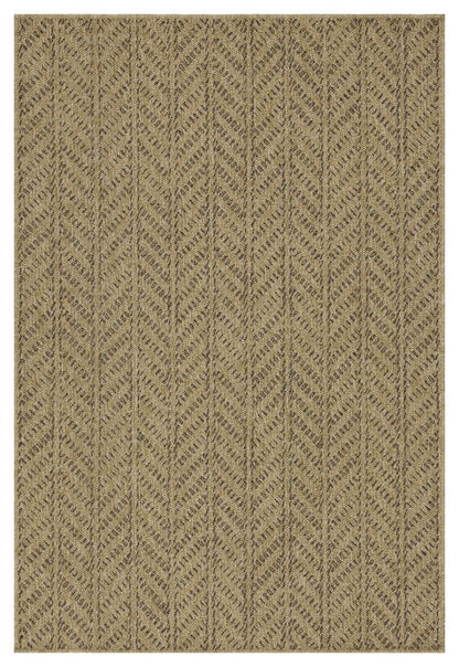 Earth - 7'10" X 10'3" Indoor, Outdoor Area Rug - Mocha, Natural