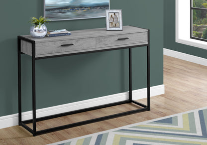 Accent Console Table For Entryway, Storage Drawers, Contemporary & Modern