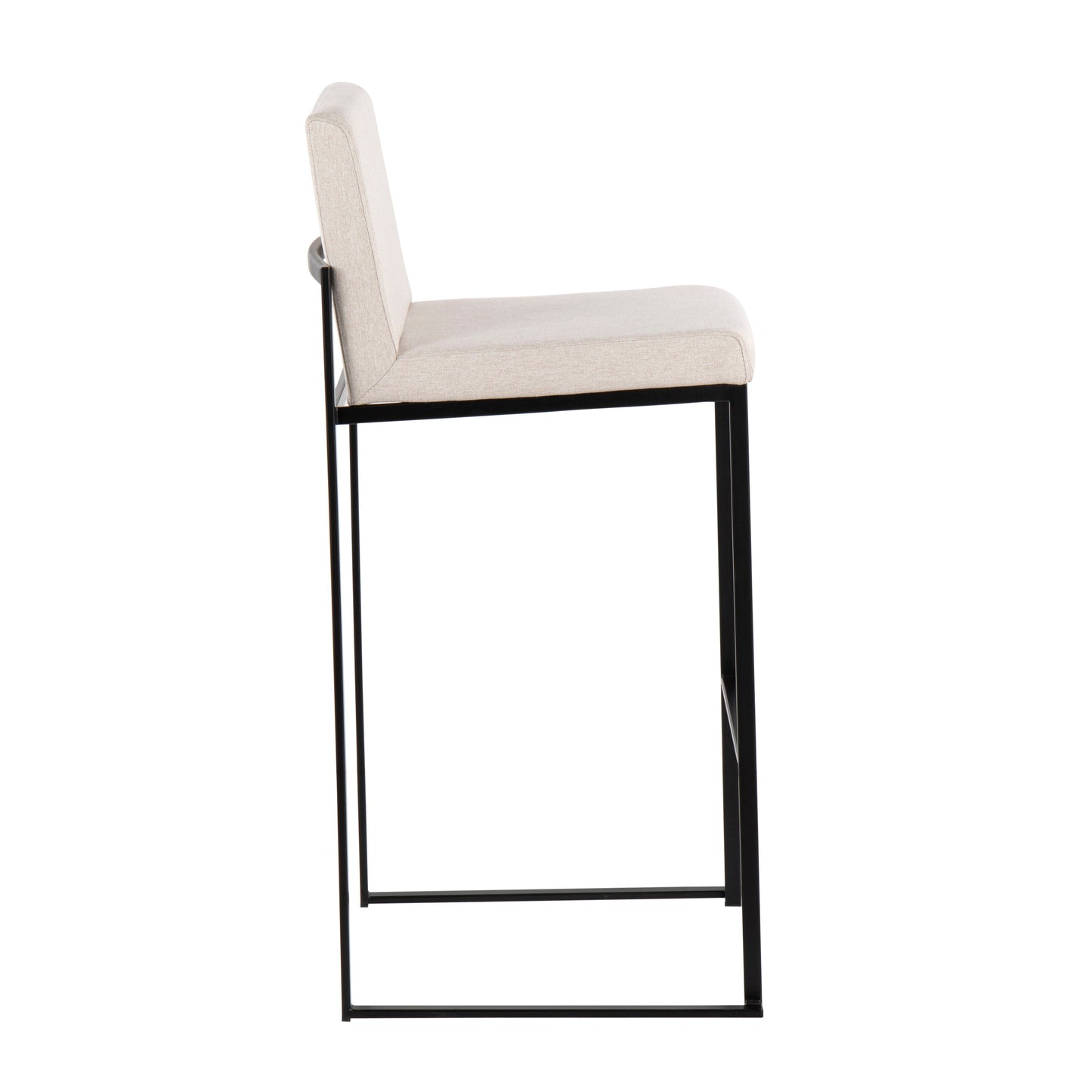 Fuji - Contemporary High Back Barstool Elegant Design