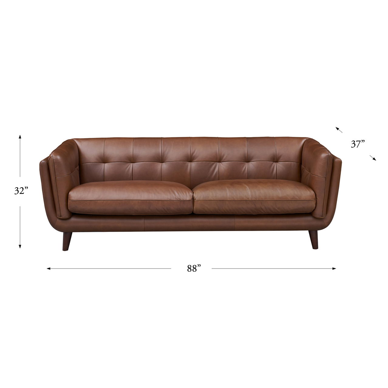 Solana - Leather Sofa