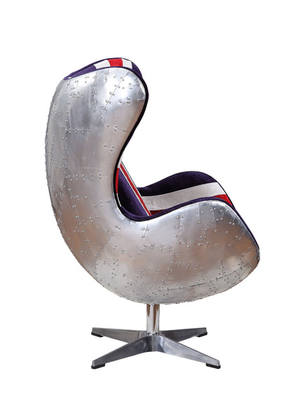 Brancaster - Pattern Accent Chair With Swivel - Multi