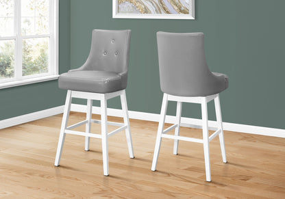 Swivel Stool Bar Height, Transitional (Set of 2)