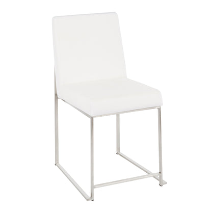 Fuji - Contemporary Modern Elegance High Back Dining Chair (Set of 2)