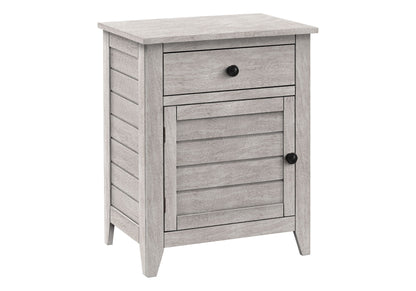 Accent Nightstand, Storage Drawer, Transitional