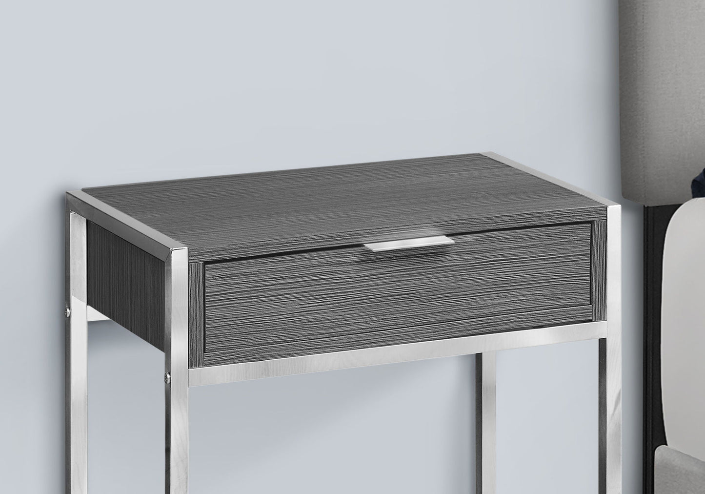 Accent Side Table, Storage Drawer, Spacious Tabletop