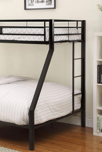 Limbra - Twin Long Queen Bunk Bed - Black