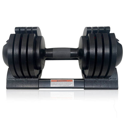 22Lbs Adjustable Dumbbell Steel And Plastic - Black