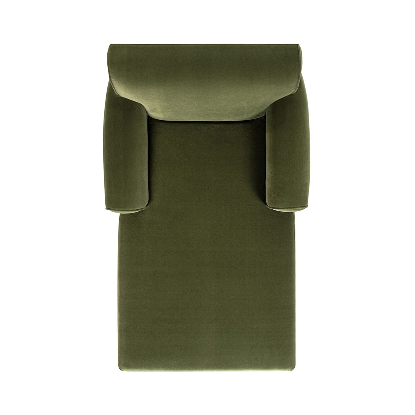 Alana Lawson - Chaise Lounge Chair - Olive Green