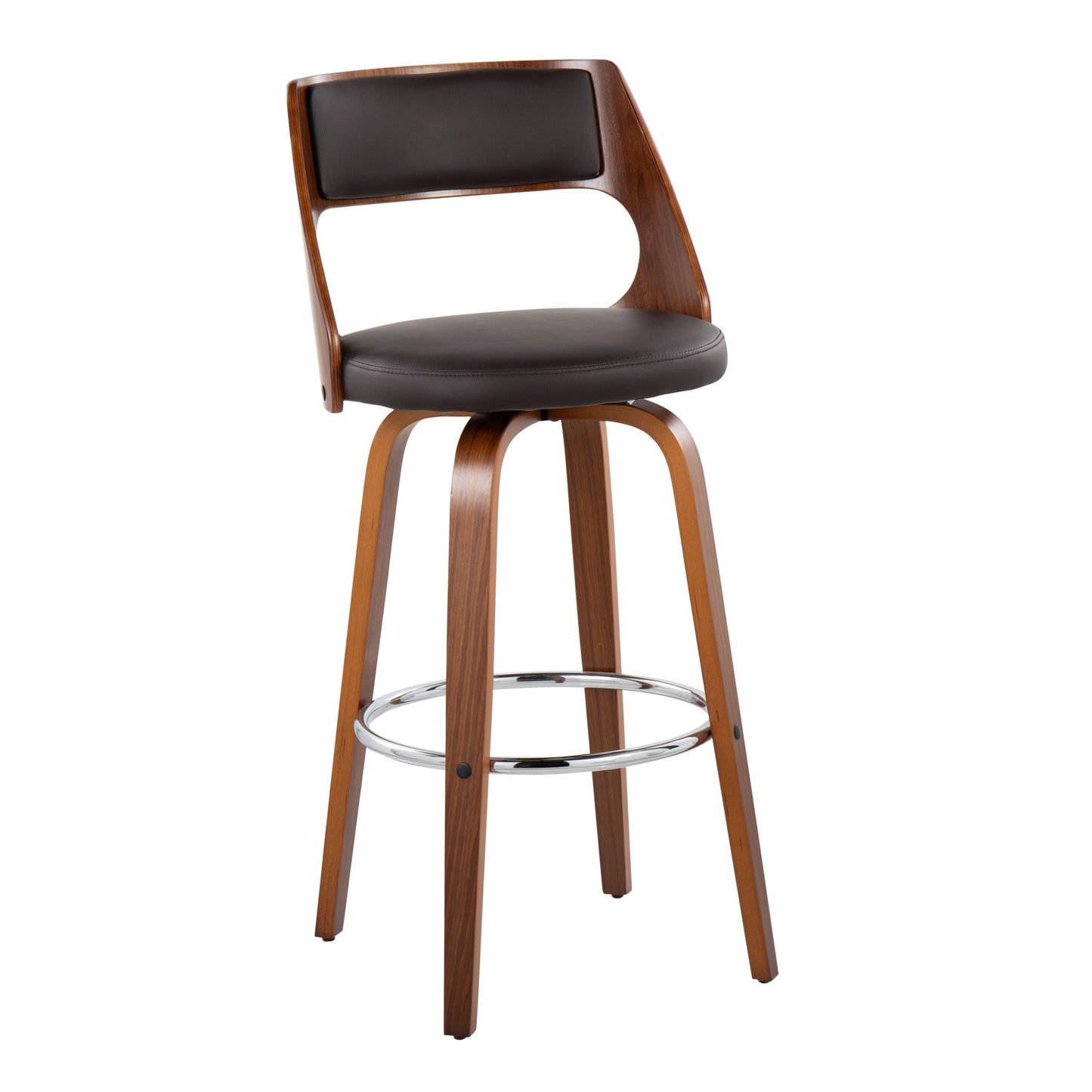 Cecina - Mid Century Modern Barstool With Swivel (Set of 2)