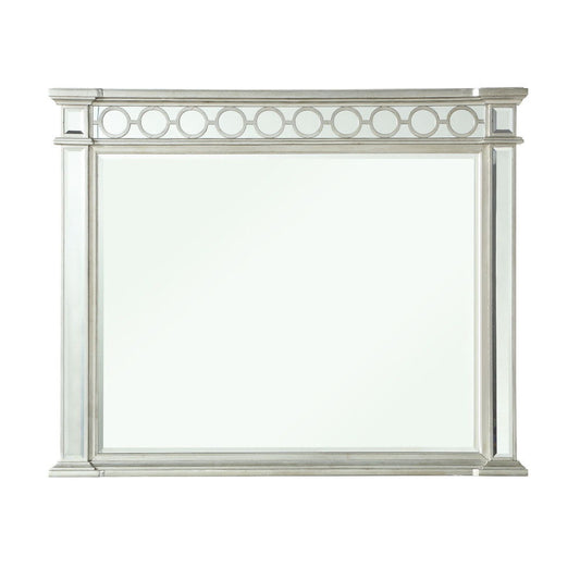 Varian - Mirrored Designed Mirror - Silver