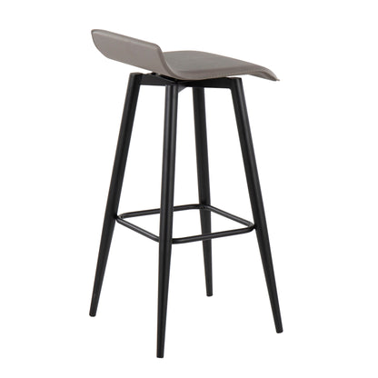 Ale - Contemporary Fixed Height Bar Stool (Set of 2)