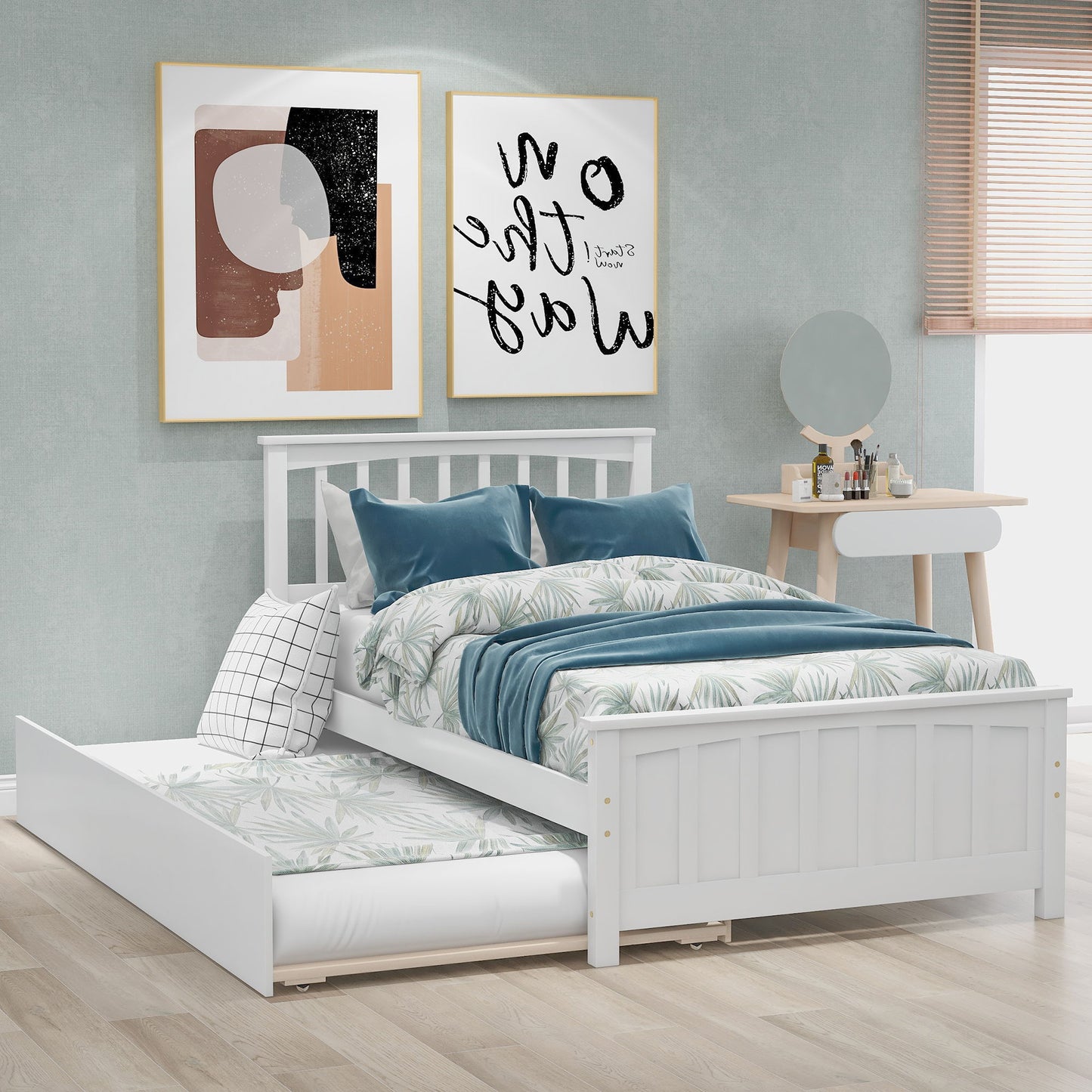 Platform Bed & Trundle