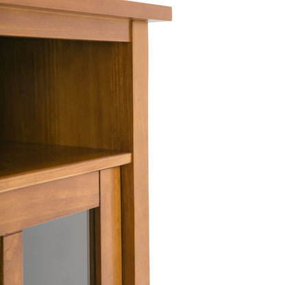 Warm Shaker - Handcrafted Medium Storage Media Cabinet