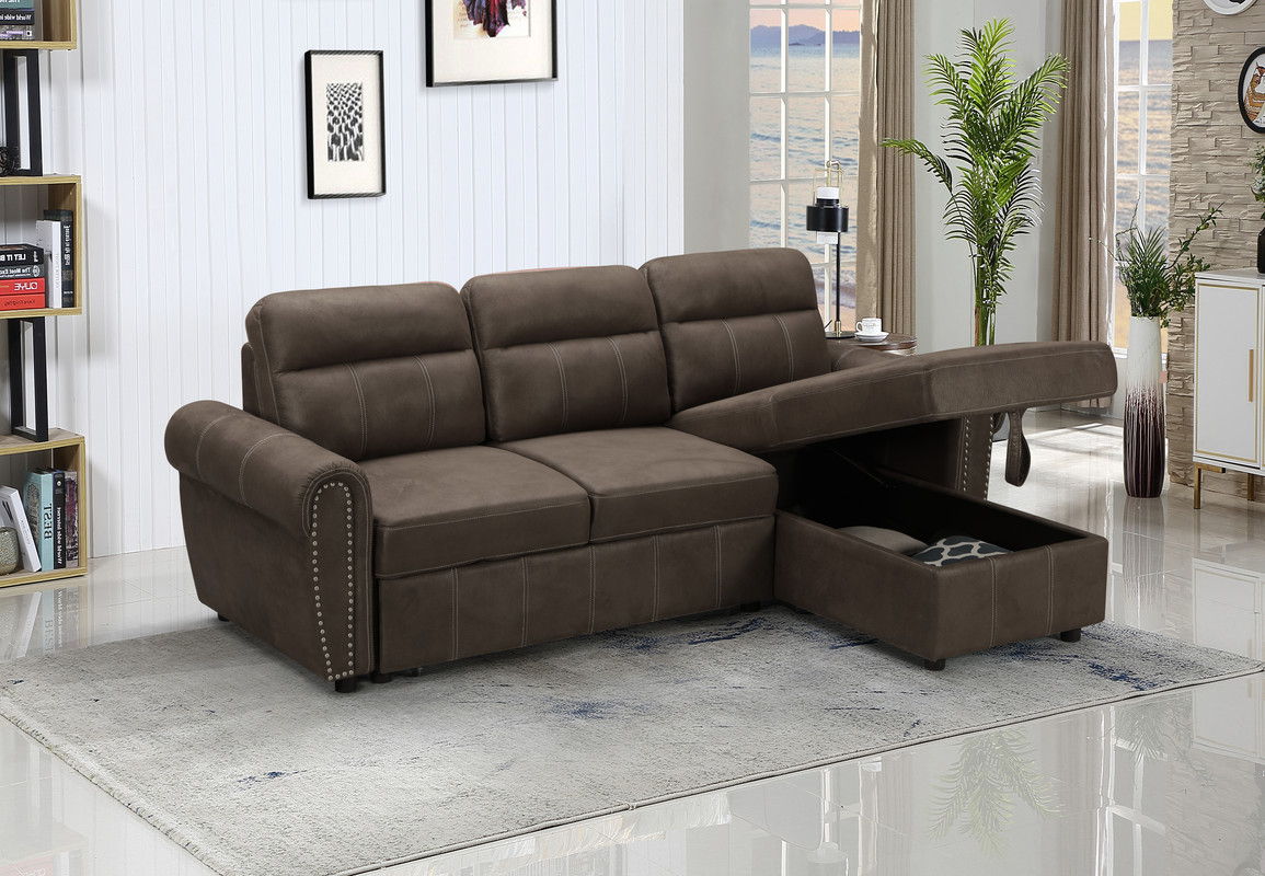 Ashton - Reversible Sleeper Sectional Sofa Chaise