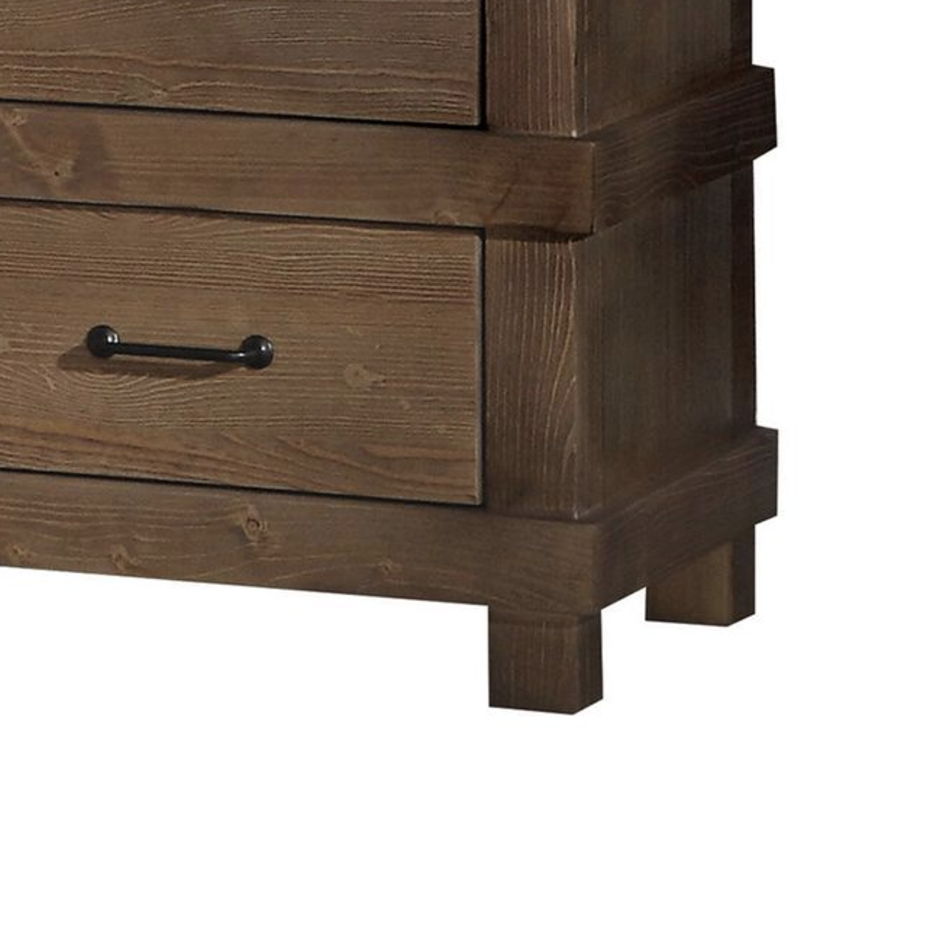 Adams - Antique Nightstand - Oak