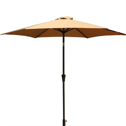 9' Pole Umbrella With Carry Bag - Taupe