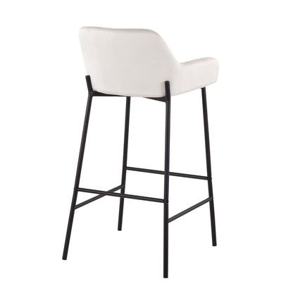 Daniella - Industrial Fixed Height Bar Stool (Set of 2)