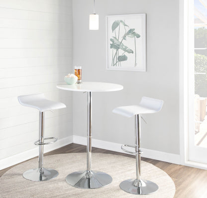 Elia - Contemporary Adjustable Bar Table