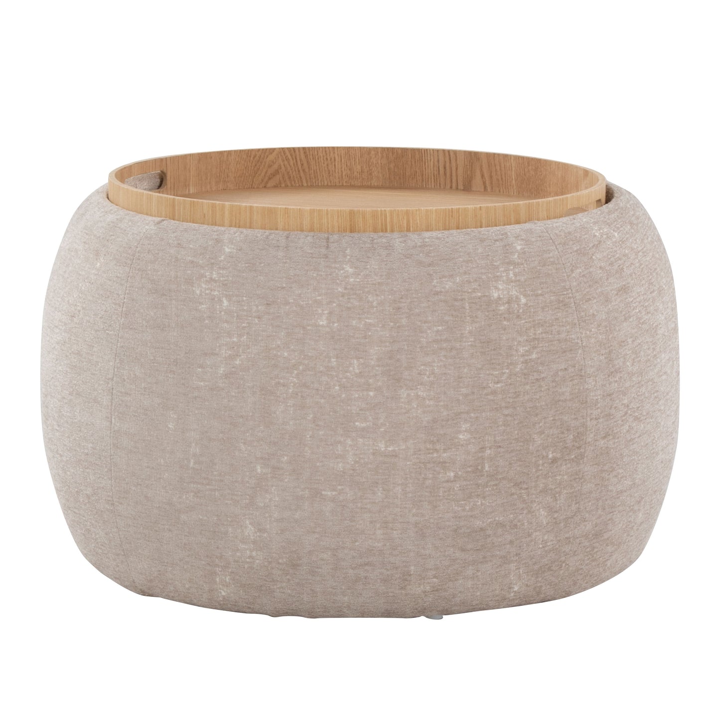 Tray - Pouf Contemporary Ottoman