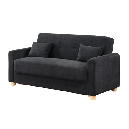 Thomas - 66" Convertible Sleeper Loveseat with Storage