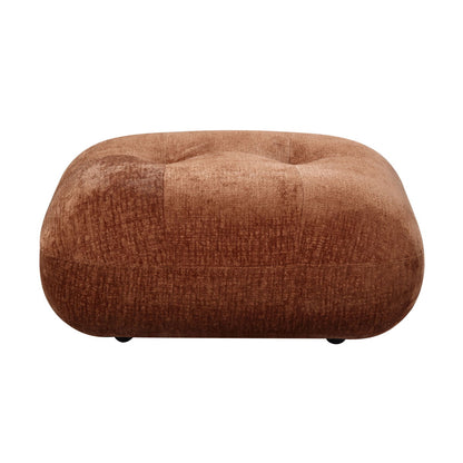 Carrick - Sandwich Mesh Ottoman - Rustic Brown