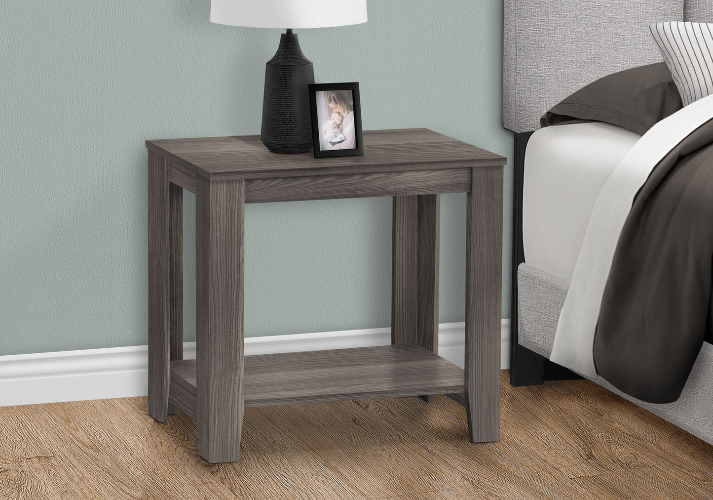 Accent Table, Side Transitional, Elegant Design