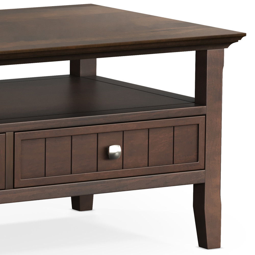 Acadian - Coffee Table With Drawer - Brown