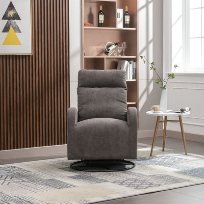 Jiada - Upholstered Swivel Glider Rocking Chair For Nursery Modern Style One Left Bag