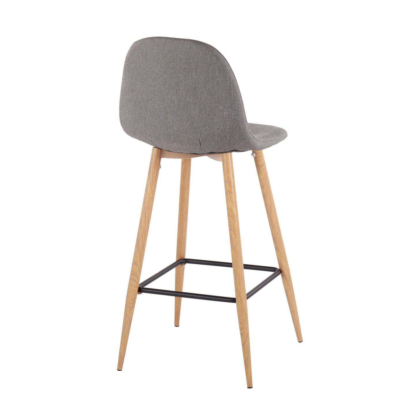 Pebble - Mid Century Modern Barstool (Set of 2)