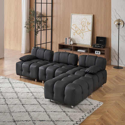 Technology Cloth Sofa, Waterproof, Stain And Cat Scratch Resistant, Can Comfortably Sit In The Apartment Bedroom Without Taking Up Space