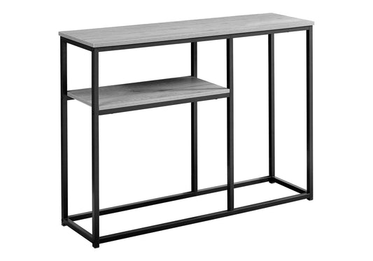 Accent Console Table For Entryway, Contemporary & Convenient Design - Gray