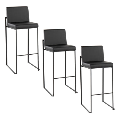 Fuji - Contemporary High Back Barstool Elegant Design