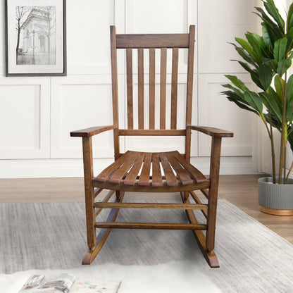 Balcony Porch Adult Rocking Chair - Wood