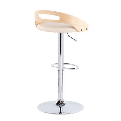 Cassis - Mid Century Modern Adjustable Barstool With Swivel